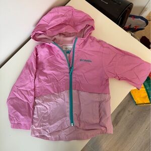 Columbia Pink Jacket with Teal Accents